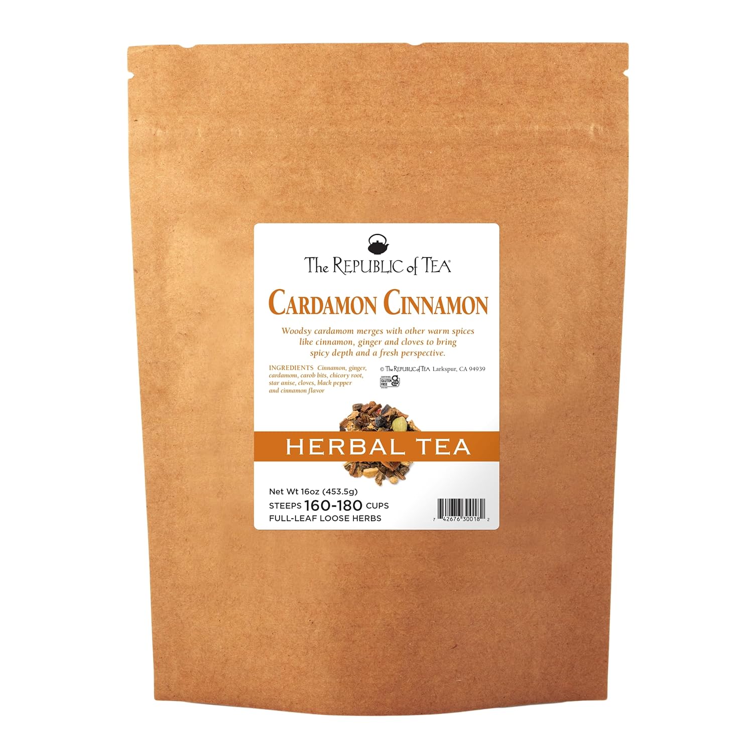 Cardamon Cinnamon Herbal Full-Leaf Tea for Flavorful Brews