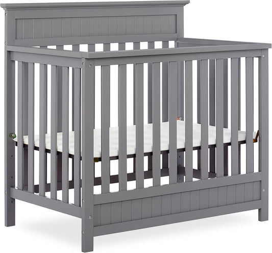 Dream On Me Harbor 4in1 Convertible Mini Baby Crib for Nurseries
