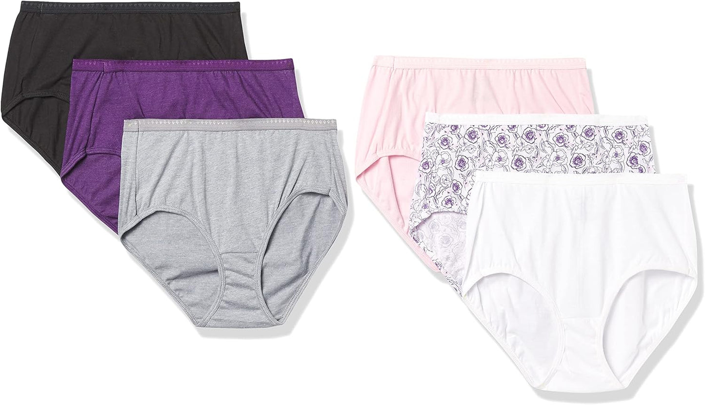 Hanes womens High-waisted Briefs Pack for Ultimate Comfort