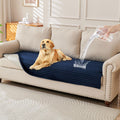 Waterproof Couch Cover for Dogs Navy Blue 35in x 74in - Soft, Non-Slip