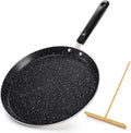 Nonstick 10-Inch Crepe Pan Set with Granite Coating - Induction Compatible