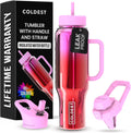 Coldest Tumbler with Handle and Straw - 100% Leak-Proof Design