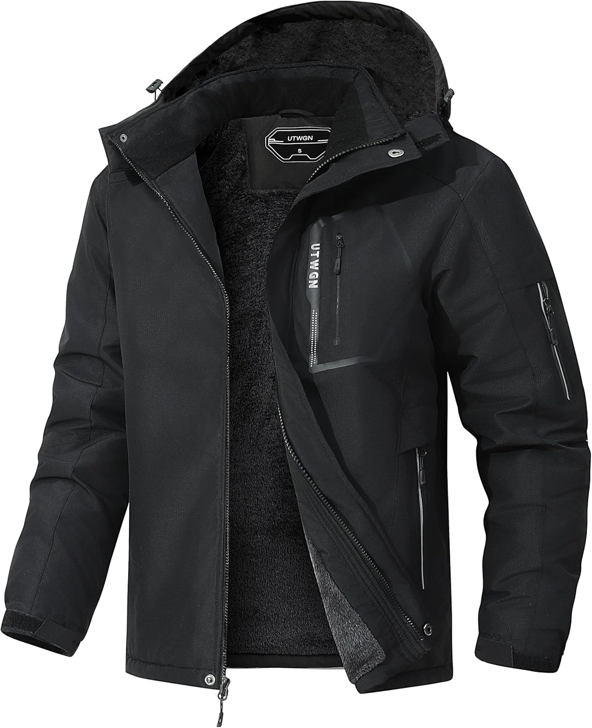 Men's Ski Jacket Winter Warm Waterproof Windbreaker for Snow
