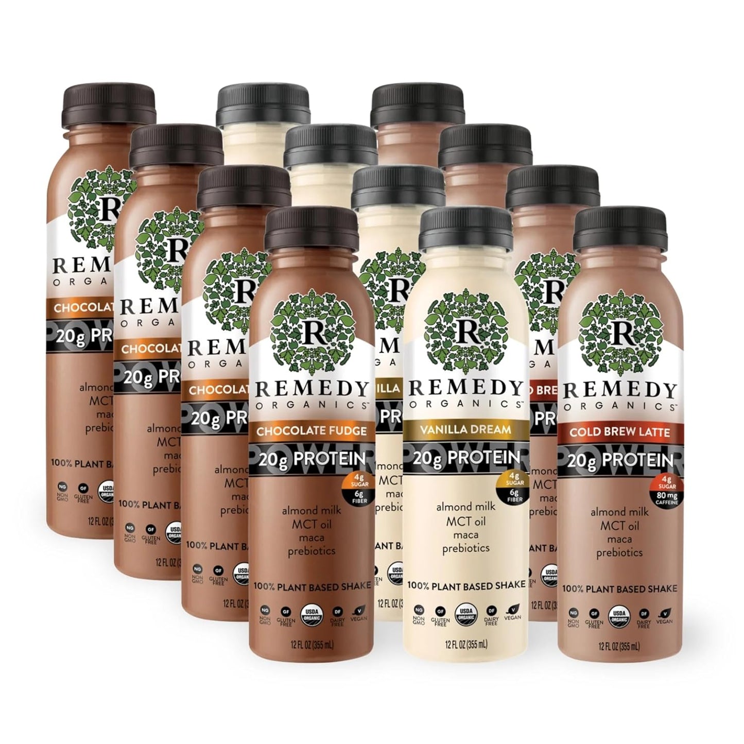 Remedy Organics Protein Power 12-Pack of Plant Based Shakes