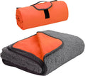 Waterproof Camping Blanket 59in x 79in - Sherpa Fleece, Windproof