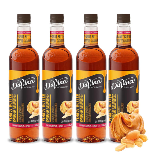DaVinci Gourmet Classic Peanut Butter Syrup for Flavor Lovers