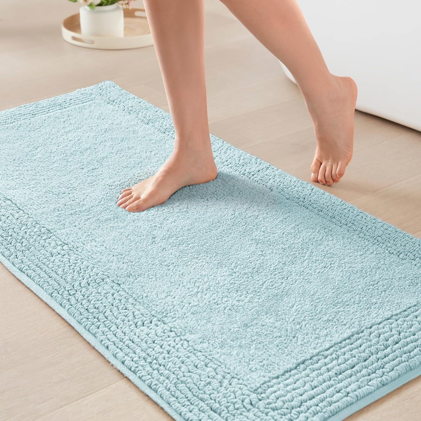 Madison Park Splendor 100% Cotton Tufted Bath Rug for Comfort