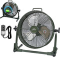 iLiving 12in Rechargeable Battery Camping Floor Fan - Portable Power