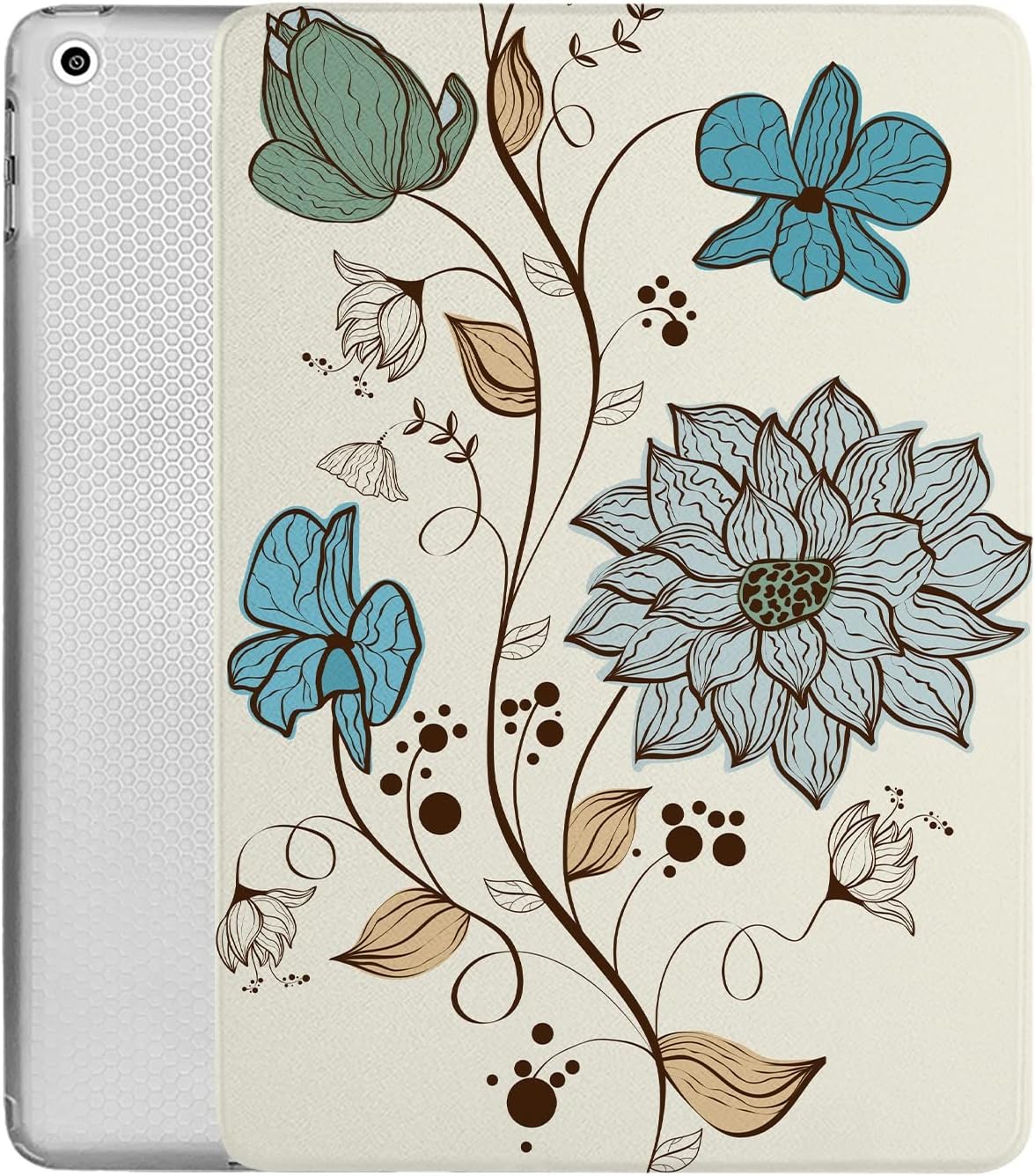 iPad mini 8.3 Inch Case with Watercolor Flowers Design
