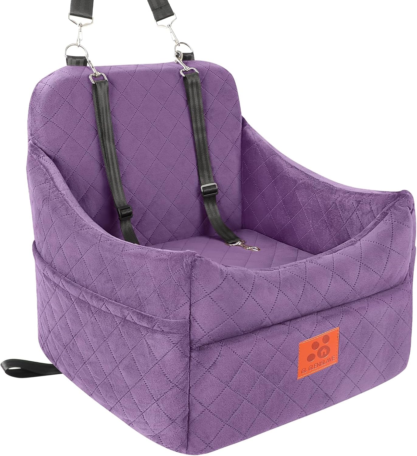 Dog Car Seat for Small Medium Dogs with Thick Cushion Comfort