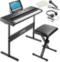 61-Key Digital Keyboard Piano Starter Kit - Complete Beginner Set