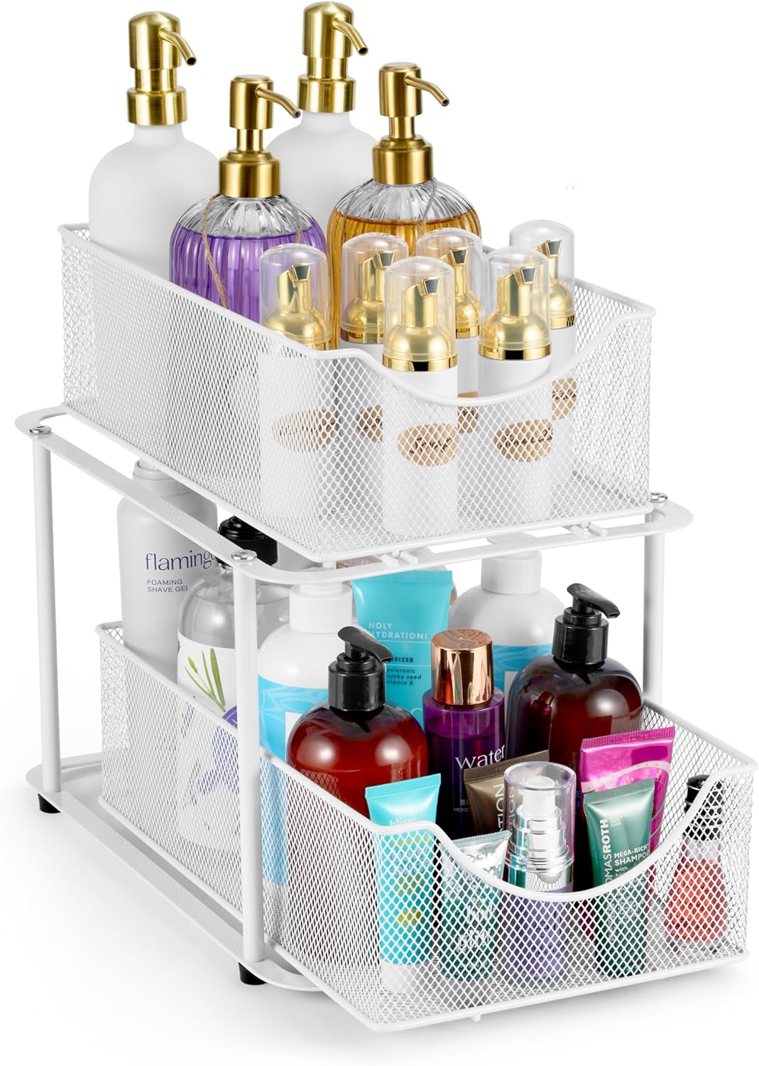 Sorbus 2 Tier Under Sink Organizer for Bathroom & Kitchen Storage