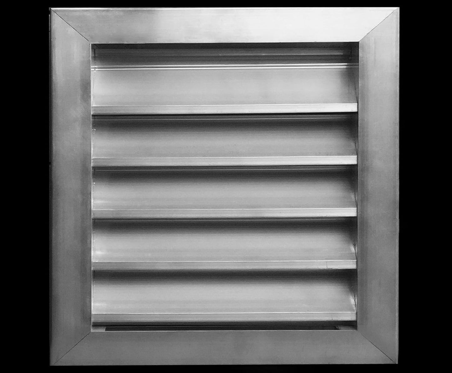 HVAC Premium 12in x 12in Aluminum Exterior Gable Louver Vent