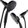 Matte Black 5 in Magnetic Docking Handheld Shower Head - High Pressure