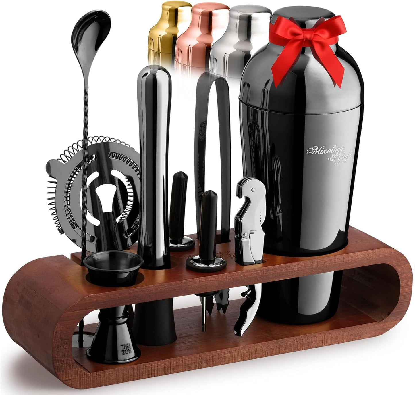 Mixology Bartender Kit: 10-Piece Bar Tool Set for Home Use