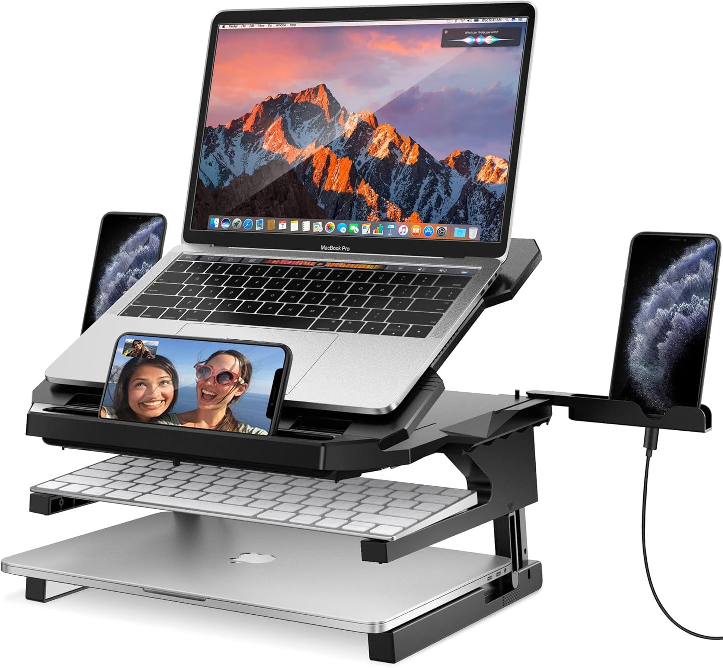 AboveTEK Laptop Stand with 20 Angles for Ergonomic Comfort
