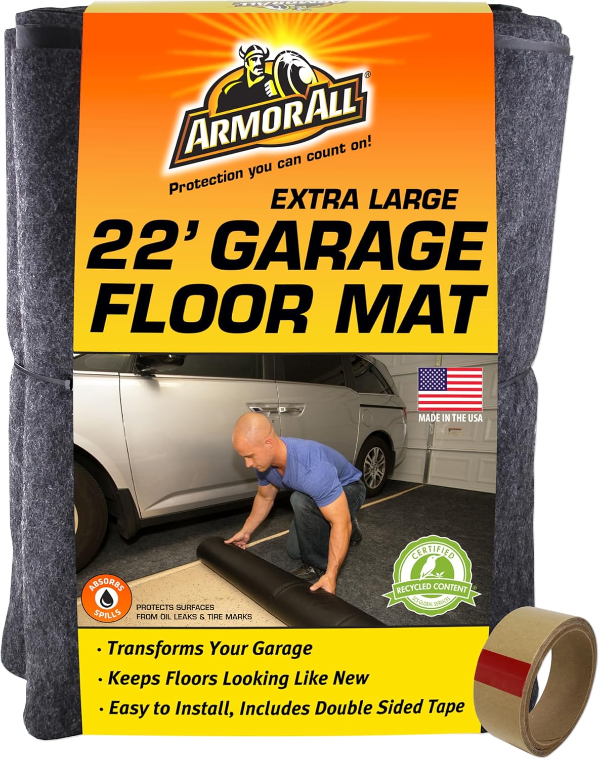 Armor All Original XL Garage Floor Mat - Protect Your Garage