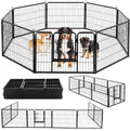 BestPet Dog Playpen 24 Inch Heavy Duty Metal Exercise Pen