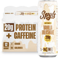 High Protein Vanilla Milkshake with 60mg Caffeine - Ready to Drink