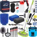 Car Wash Detailing Kit 42pcs Complete Set - Foam Gun & Long Handle