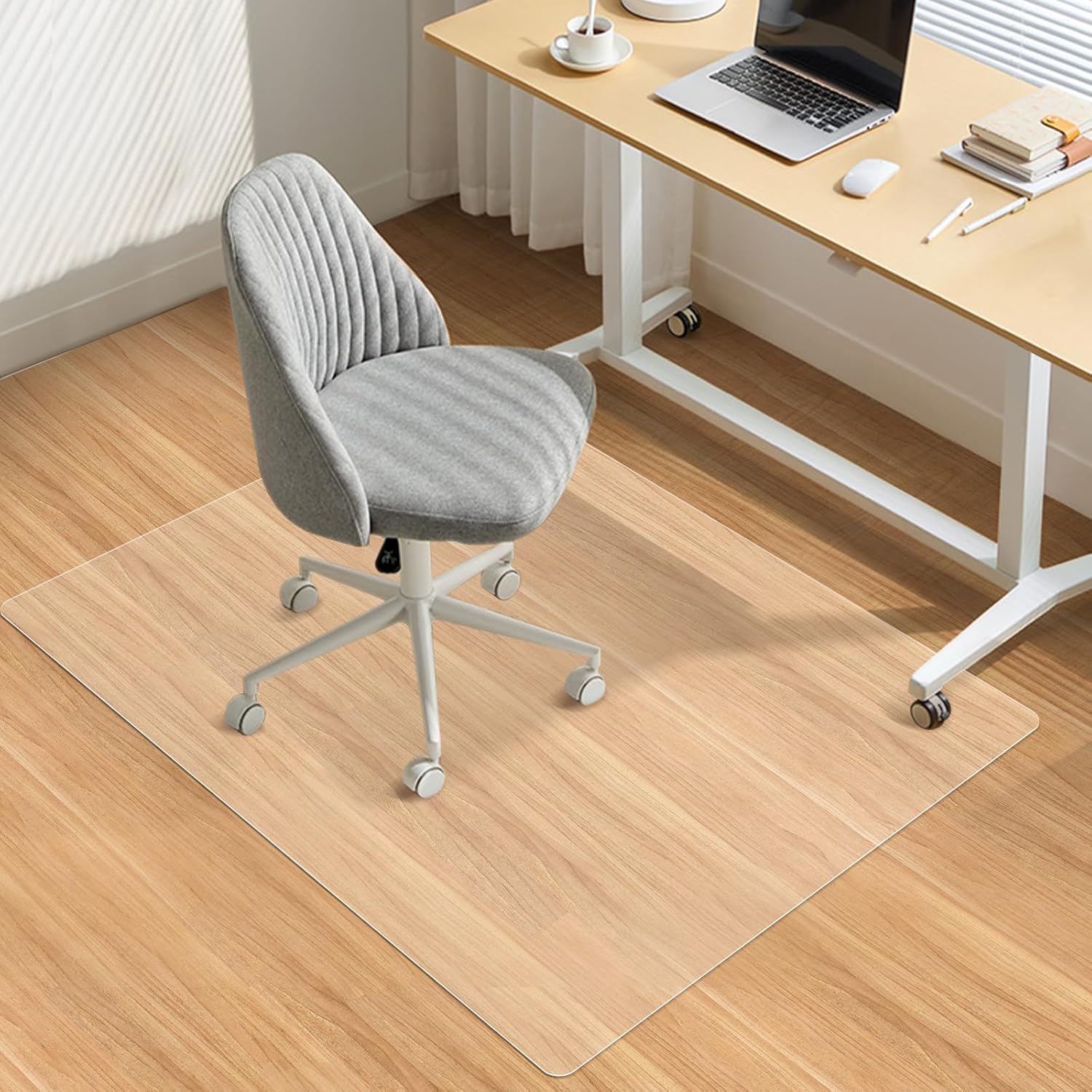 Vicwe Chair Mat for Hardwood Floors - Durable Floor Protector