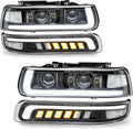 LED Headlights Assembly for 1999-2006 Chevy Silverado/Suburban/Tahoe