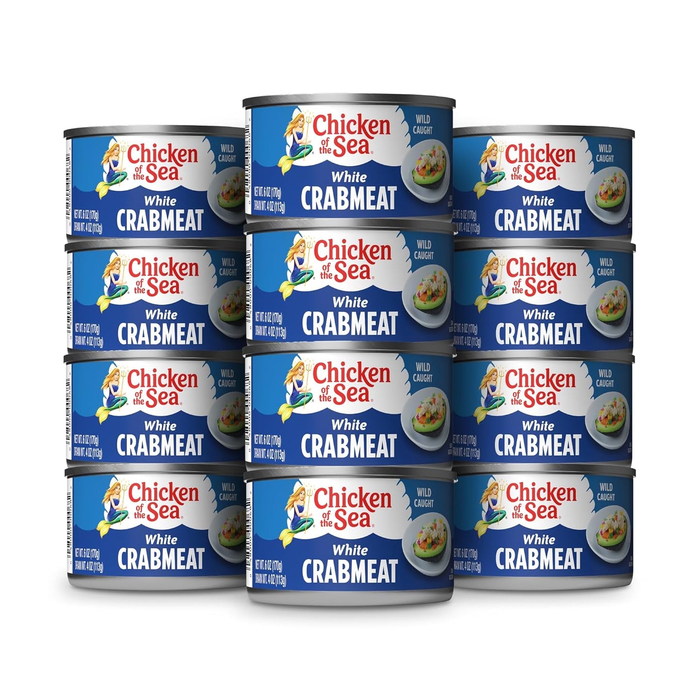 Chicken of the Sea White Crab Meat - Wild Caught Canned Crab