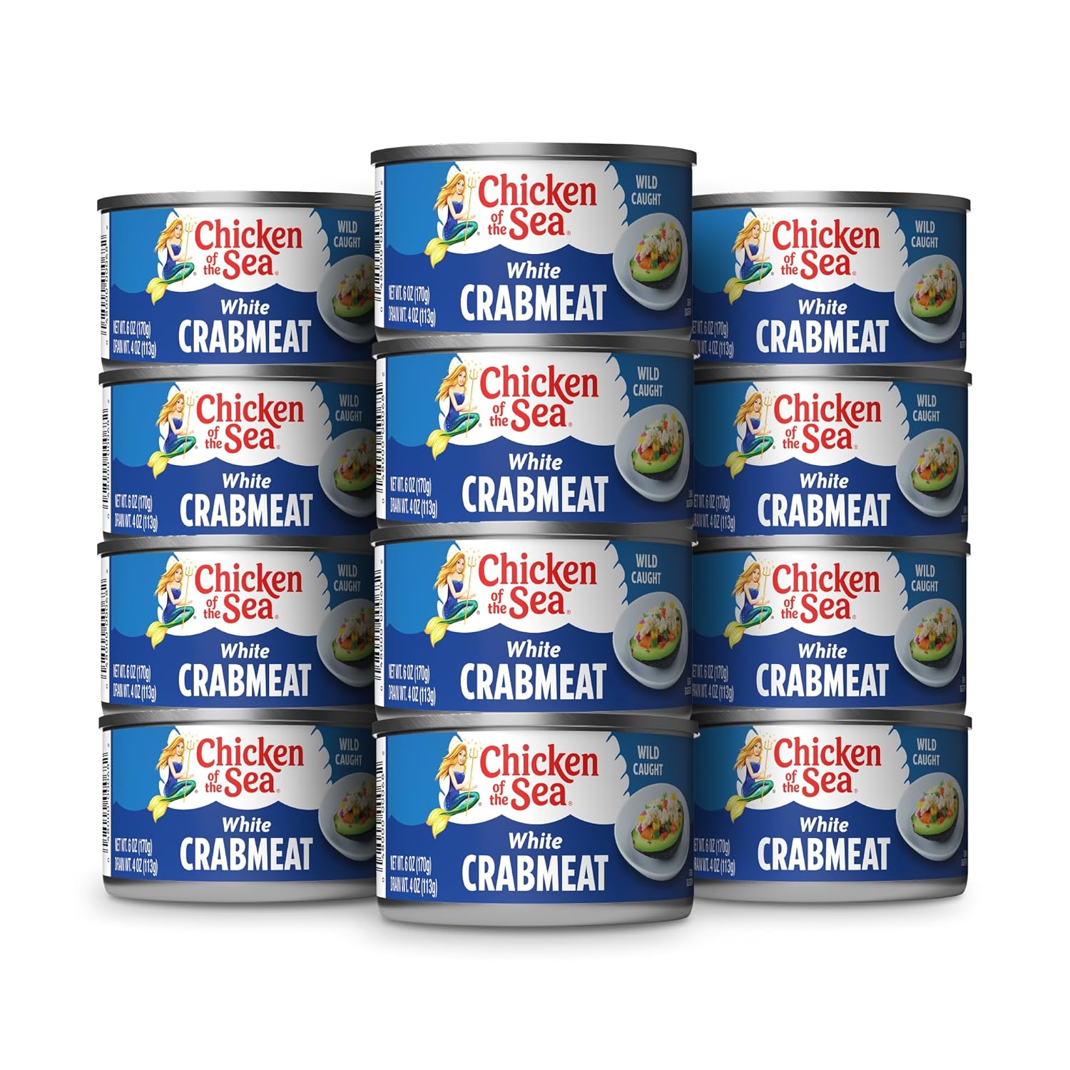 Chicken of the Sea White Crab Meat - Wild Caught Canned Crab