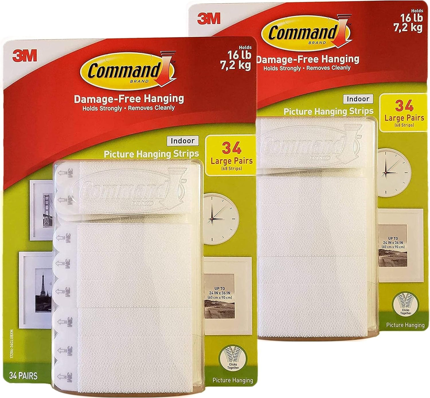 Command Indoor Picture Hanging Strips for Easy Wall Decor