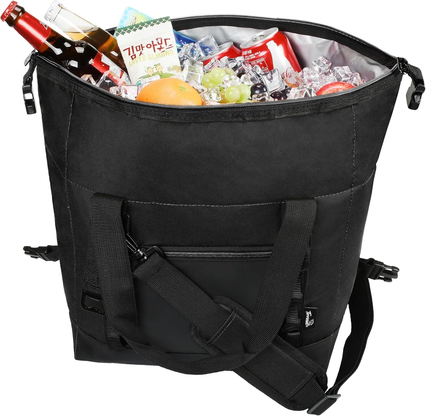 Tirrinia Insulated Cooler Bag - Leakproof, 30-Can Capacity, Portable for Outdoor Activities