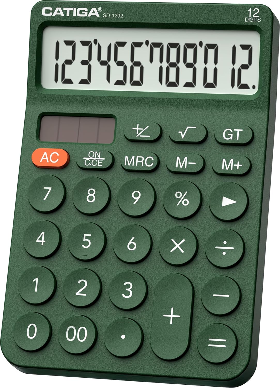 CATIGA 12-Digit Round Button Calculator