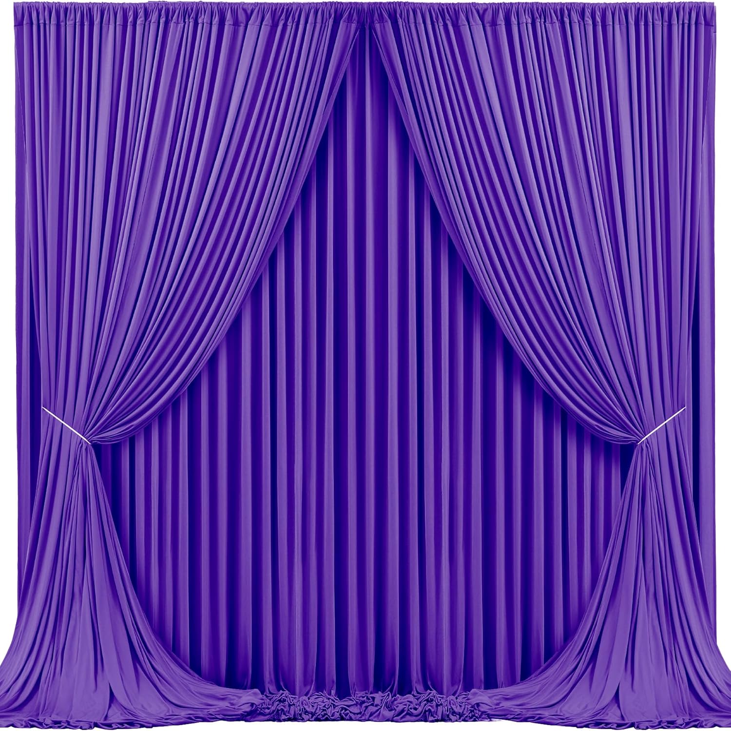 Purple Backdrop Curtains for Photography - 4 Panels 16X10FT