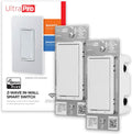 UltraPro Z-Wave Smart Rocker Light Switch with QuickFit - Easy Install