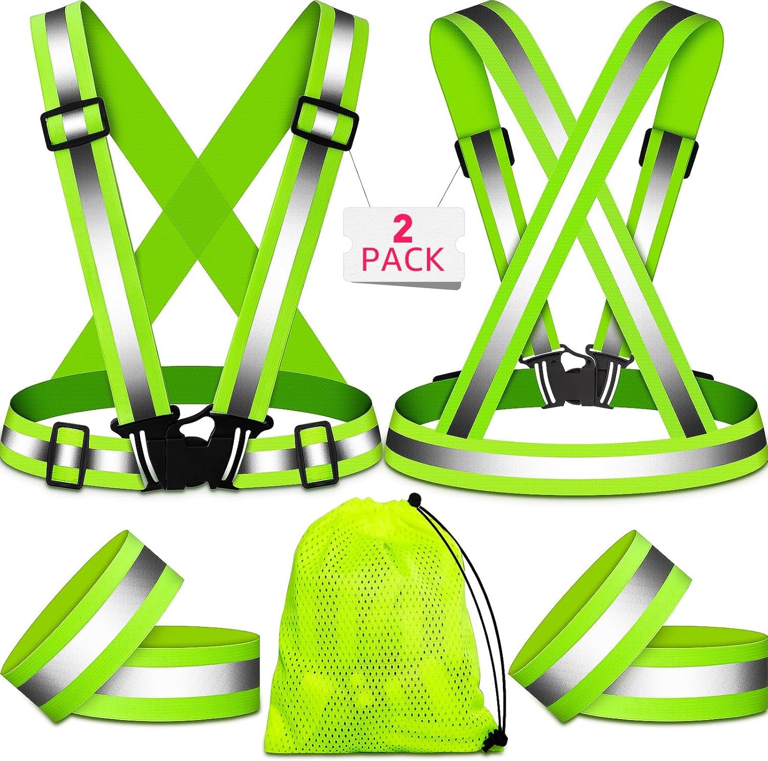 Topward Reflective Vests Set - Ultimate Safety Gear!