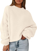 Women's Oversized Chunky Knit Sweater Dress - Cozy Fall 2025