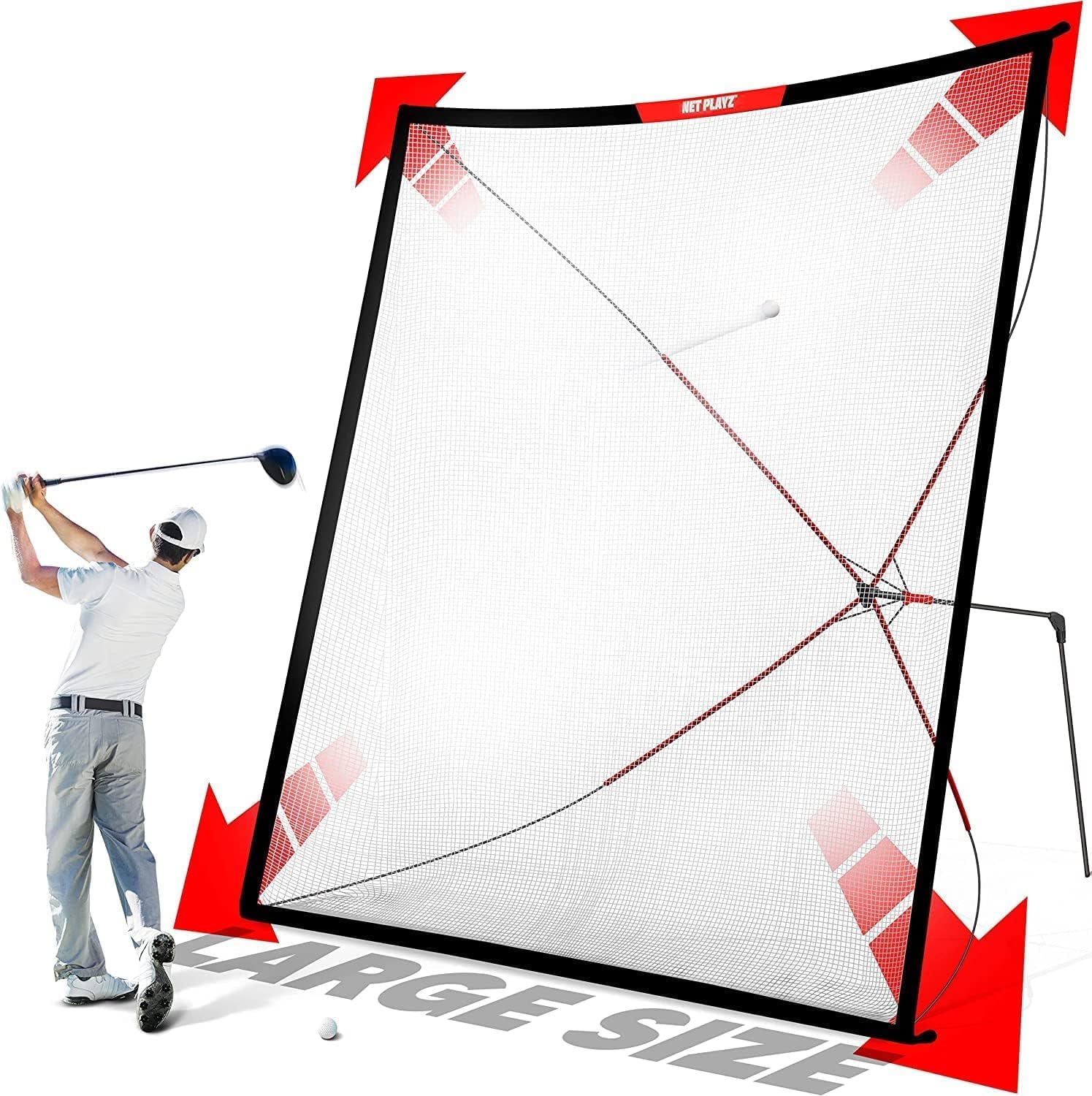 Improve Your Swing Anywhere with 10' X 10' Golf Net!