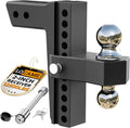 LOCAME Adjustable Trailer Hitch 10-in Drop/Rise - Heavy Duty Tow