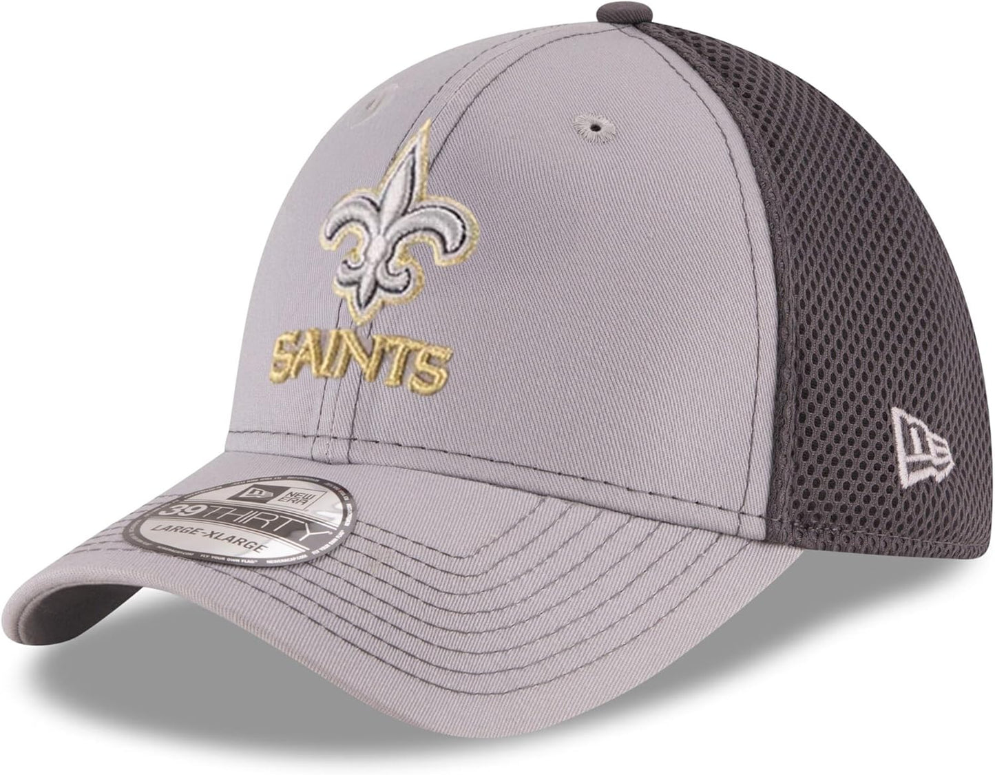 NFL 39THIRTY Grayed Out Neo Primary Logo Flex Cap for Fans