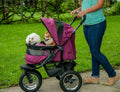 Pet Gear NO-Zip Double Pet Stroller for Dogs and Cats