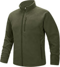 33,000ft Men's Full Zip Fleece Jacket Lightweight Warm Soft Polar