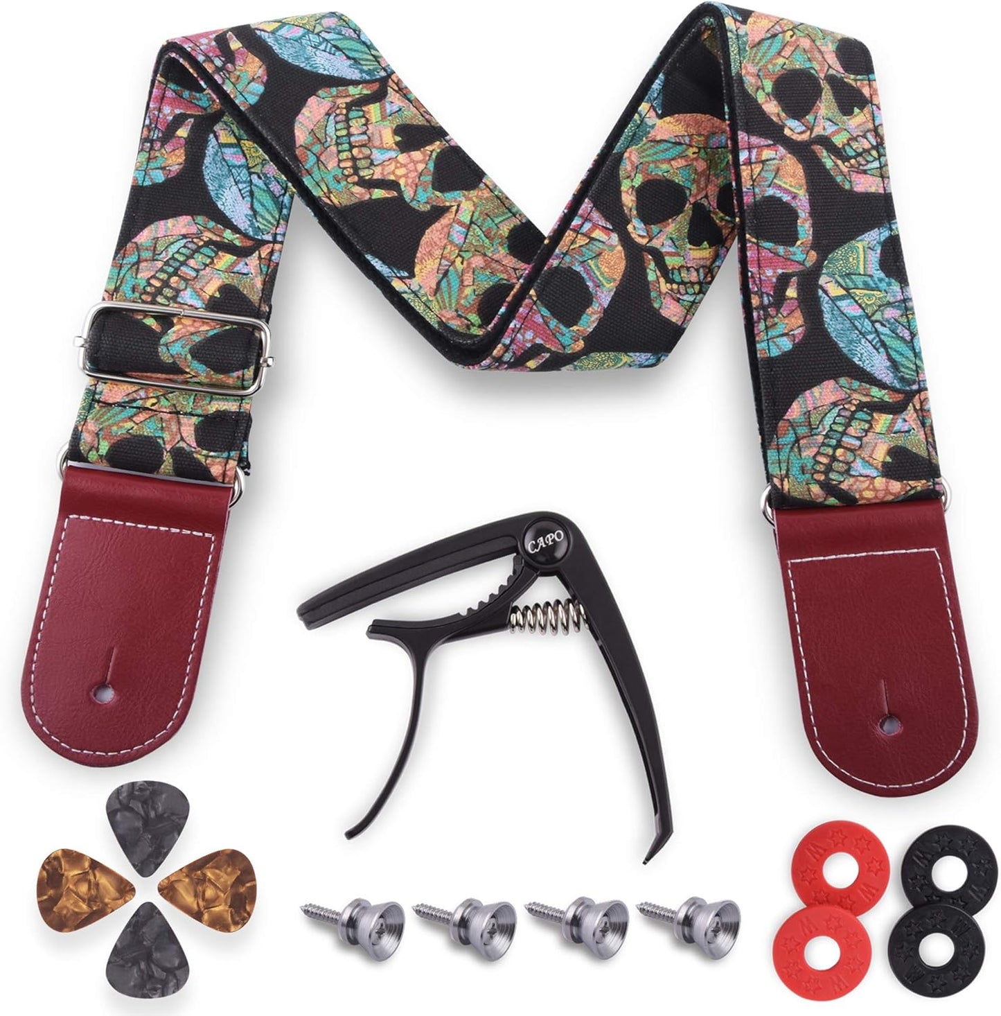 Premium Leather Guitar Strap - K KAREZOG