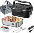 Electric Lunch Box for Adults 100W 1.8L Portable Heated Lunch Box