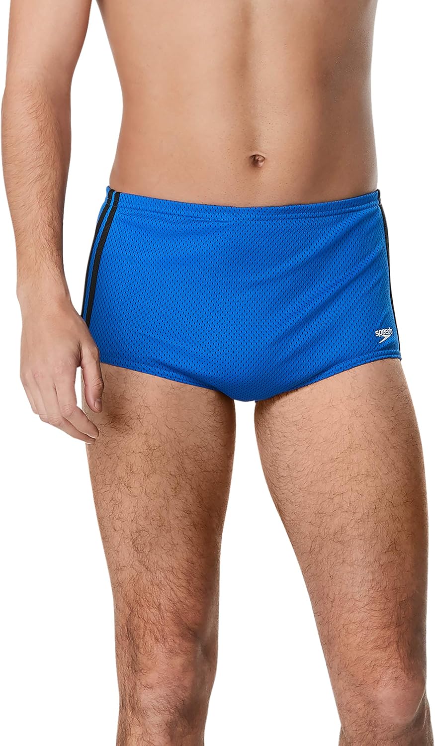 Speedo Men's Swimsuit Square Leg Poly Mesh Training Suit Review