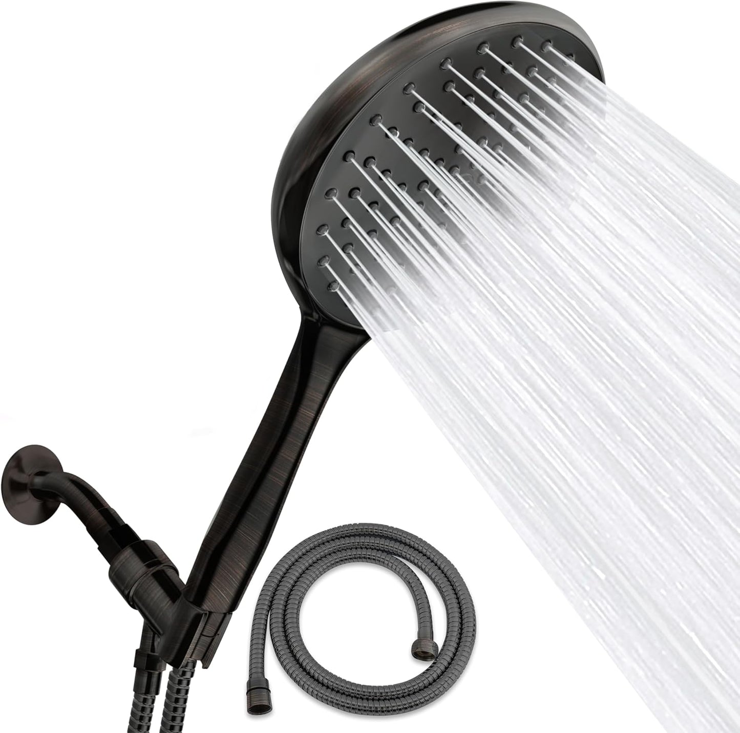 SparkPod 6-Inch High Pressure Handheld Shower Head for Luxury