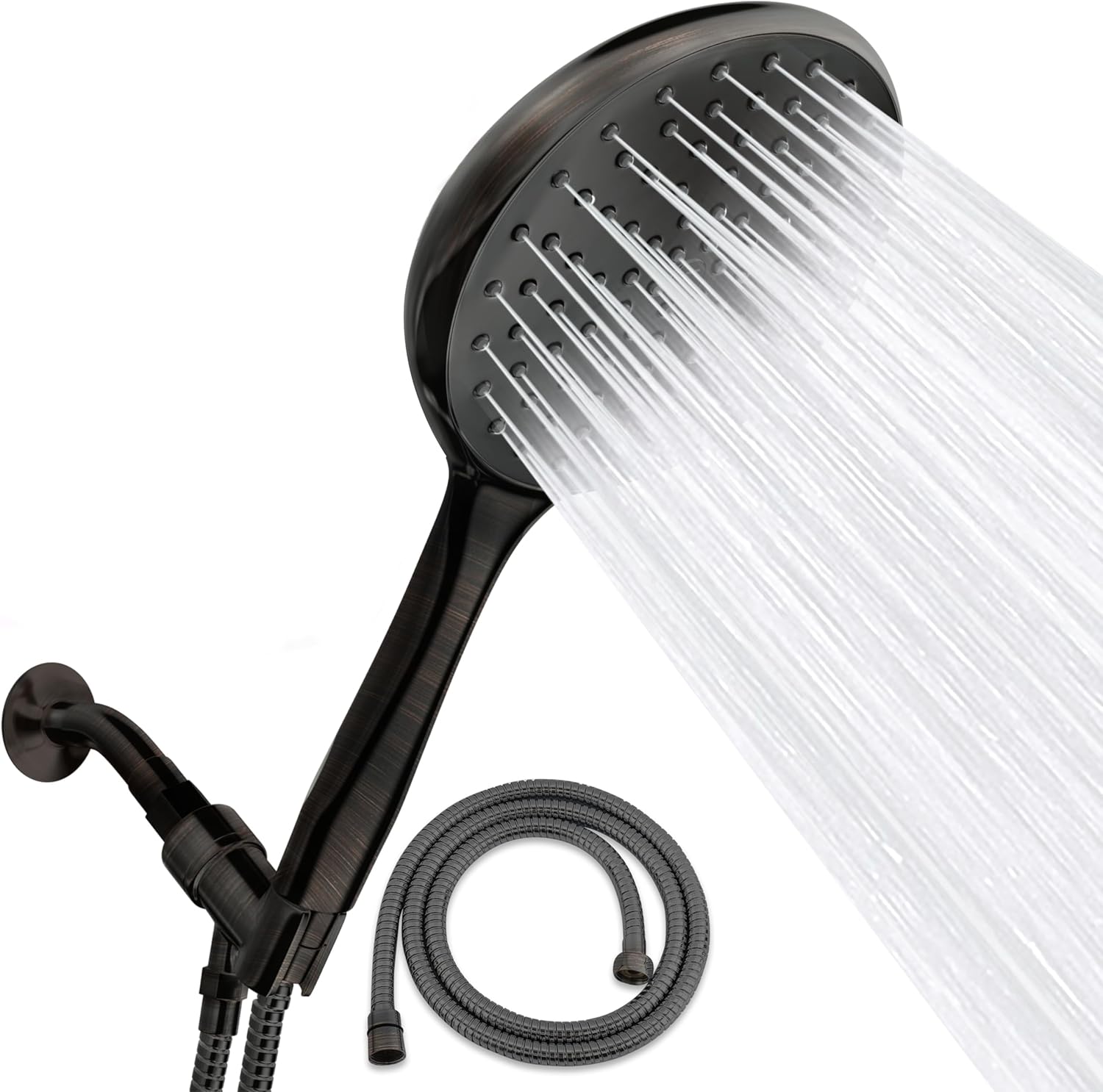 SparkPod 6-Inch High Pressure Handheld Shower Head for Luxury
