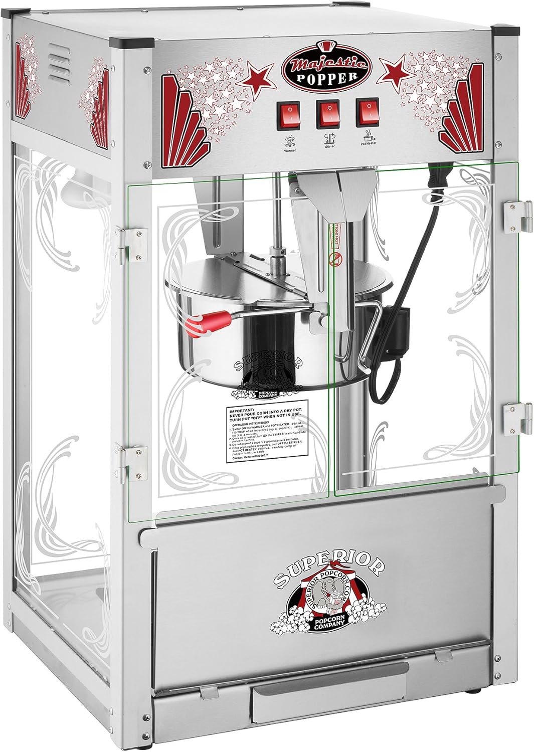XL Movie Theater Popcorn Machine - Superior Popcorn Co.