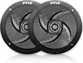 Pyle Low-Profile Waterproof Marine Speakers 6.5in - Slim 240W