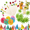 Colorful Cocktail Party Decor Set - 160 Pcs