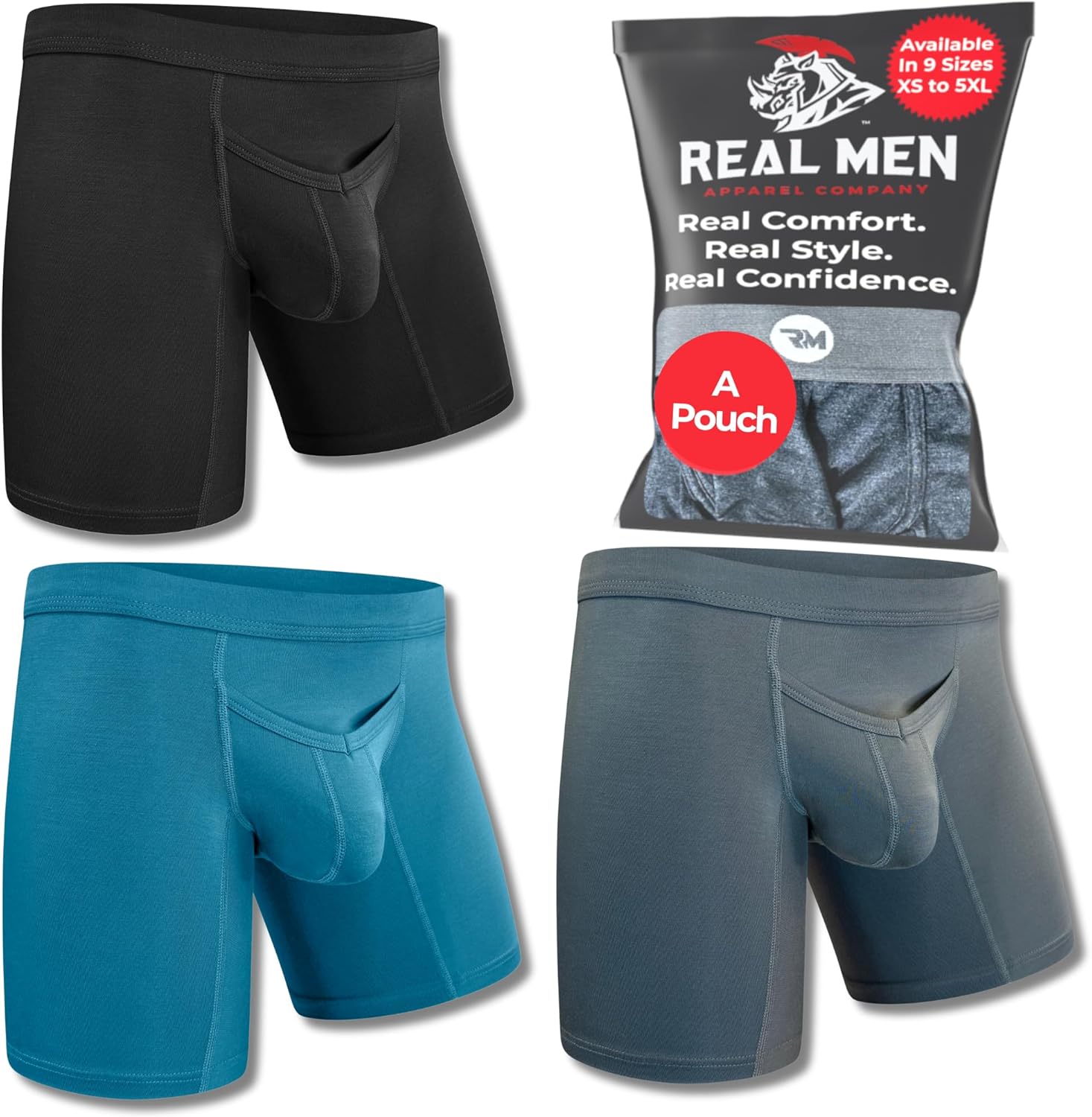 Real Men Bulge Enhancing Pouch Underwear for Ultimate Comfort