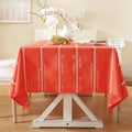 Chassic 60 x 104 in Farmhouse Linen Tablecloth - Hemstitch Maple